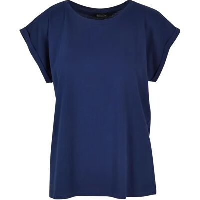 T-shirt à épaules dénudées femme Build Your Brand Bleu XS - Publicité T-shirt à épaules dénudées femme Build Your Brand Bleu XS - Publicité