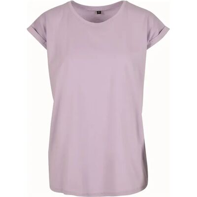 T-shirt à épaules dénudées femme Build Your Brand Violet M - Publicité T-shirt à épaules dénudées femme Build Your Brand Violet M - Publicité