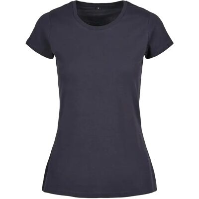 T-shirt femme Build Your Brand Basic Bleu XS - Publicité T-shirt femme Build Your Brand Basic Bleu XS - Publicité