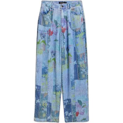 Jeans Straight femme Desigual Pure Bleu 44 - Publicité Jeans Straight femme Desigual Pure Bleu 44 - Publicité