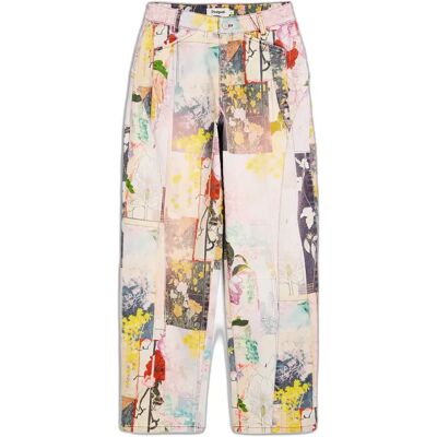 Jeans Straight femme Desigual Haze Blanc 44 - Publicité Jeans Straight femme Desigual Haze Blanc 44 - Publicité