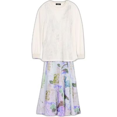 Robe femme Desigual Flora Blanc XS - Publicité Robe femme Desigual Flora Blanc XS - Publicité