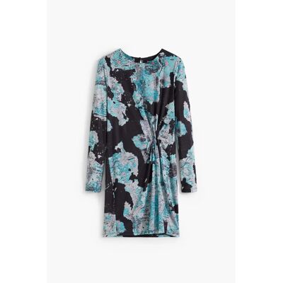 Robe manches longues femme Desigual Wall Lacroix Bleu M - Publicité Robe manches longues femme Desigual Wall Lacroix Bleu M - Publicité