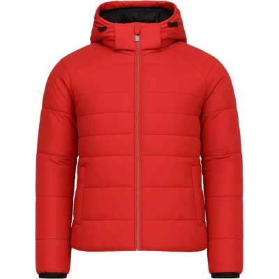 Doudoune à capuche femme Dobsom Delia Rouge 42 - Publicité Doudoune à capuche femme Dobsom Delia Rouge 42 - Publicité