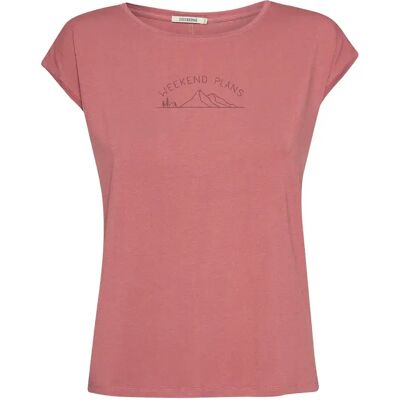 T-shirt femme Greenbomb Weekend Plans Timid Rose S - Publicité T-shirt femme Greenbomb Weekend Plans Timid Rose S - Publicité