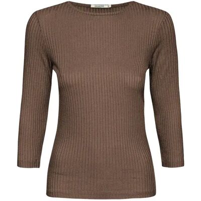 Pull raffiné femme Greenbomb Basic Marron S - Publicité Pull raffiné femme Greenbomb Basic Marron S - Publicité
