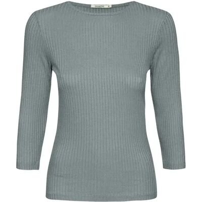 Pull raffiné femme Greenbomb Basic Bleu S - Publicité Pull raffiné femme Greenbomb Basic Bleu S - Publicité
