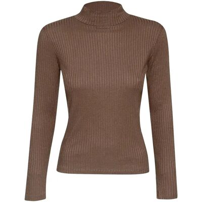 Pull femme Greenbomb Basic Weak Marron XS - Publicité Pull femme Greenbomb Basic Weak Marron XS - Publicité