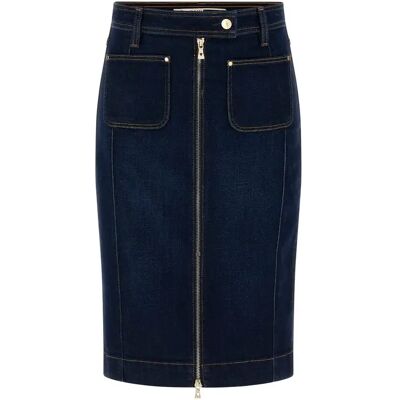Jupe en jean longue femme Guess Rosita Bleu 32 - Publicité Jupe en jean longue femme Guess Rosita Bleu 32 - Publicité