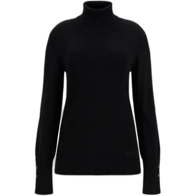 Pull manches longues col montant femme Guess Paule Noir S - Publicité Pull manches longues col montant femme Guess Paule Noir S - Publicité