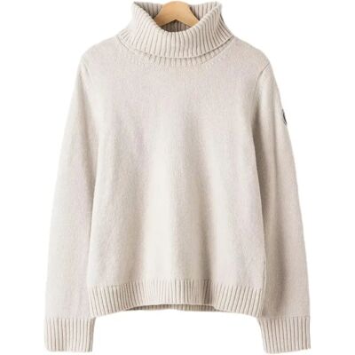 Pull col roulé femme Holebrook Ellie WP Beige S - Publicité Pull col roulé femme Holebrook Ellie WP Beige S - Publicité