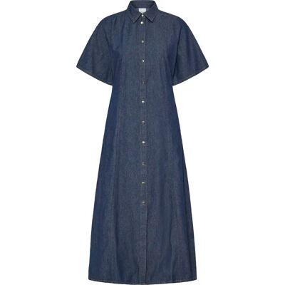 Robe en jean femme Ichi IHArcher Dr3 Bleu 38 - Publicité Robe en jean femme Ichi IHArcher Dr3 Bleu 38 - Publicité
