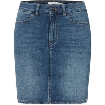 Jupe en jean femme Ichi Twiggy Bleu 38 - Publicité Jupe en jean femme Ichi Twiggy Bleu 38 - Publicité