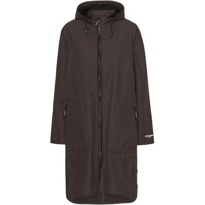 Manteau imperméable softshell femme Ilse Jacobsen Hornbæk Noir 42 - Publicité Manteau imperméable softshell femme Ilse Jacobsen Hornbæk Noir 42 - Publicité