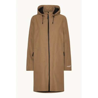 Manteau imperméable softshell femme Ilse Jacobsen Hornbæk Marron 42 - Publicité Manteau imperméable softshell femme Ilse Jacobsen Hornbæk Marron 42 - Publicité