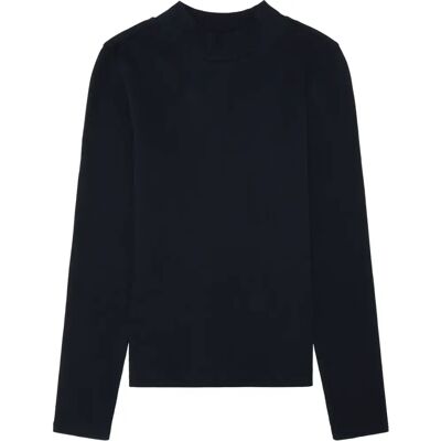 Pull col montant femme KnowledgeCotton Apparel Noir S - Publicité Pull col montant femme KnowledgeCotton Apparel Noir S - Publicité