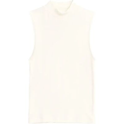Débardeur col montant femme KnowledgeCotton Apparel Blanc M - Publicité Débardeur col montant femme KnowledgeCotton Apparel Blanc M - Publicité
