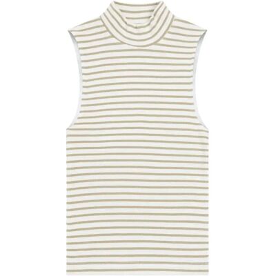 Débardeur col montant femme KnowledgeCotton Apparel Blanc M - Publicité Débardeur col montant femme KnowledgeCotton Apparel Blanc M - Publicité