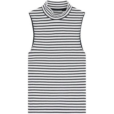 Débardeur col montant femme KnowledgeCotton Apparel Bleu S - Publicité Débardeur col montant femme KnowledgeCotton Apparel Bleu S - Publicité