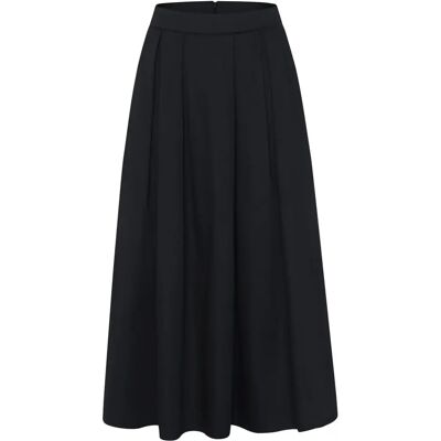 Jupe plissée satin femme KnowledgeCotton Apparel Noir S - Publicité Jupe plissée satin femme KnowledgeCotton Apparel Noir S - Publicité