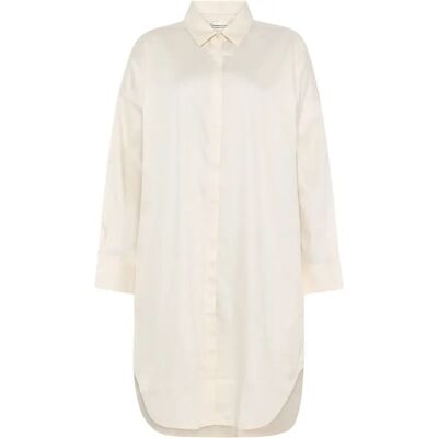 Robe chemise en satin femme KnowledgeCotton Apparel Blanc XL - Publicité Robe chemise en satin femme KnowledgeCotton Apparel Blanc XL - Publicité