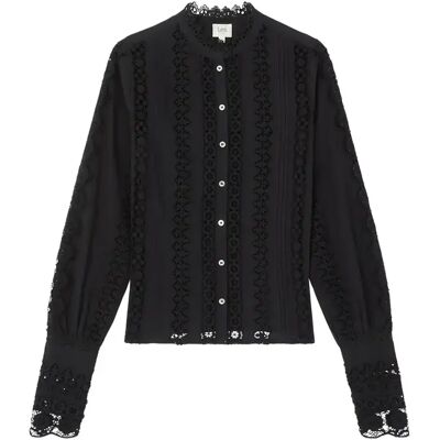 Blouse manches longues femme Lee Bohemian Noir XS - Publicité Blouse manches longues femme Lee Bohemian Noir XS - Publicité