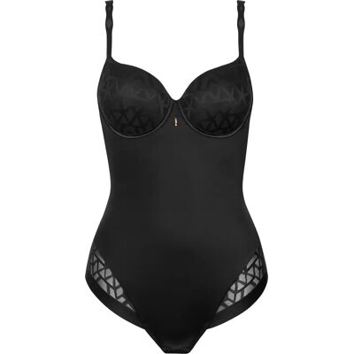 Body femme Lisca Opal Lisca Noir 115B - Publicité Body femme Lisca Opal Lisca Noir 115B - Publicité
