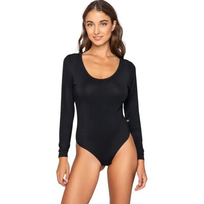 Body string manches longues femme Luna Micro Touch Comfort Noir XL - Publicité Body string manches longues femme Luna Micro Touch Comfort Noir XL - Publicité