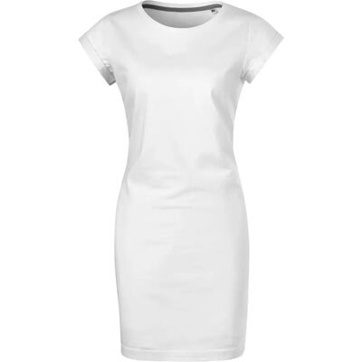 Robe t-shirt femme Malfini Freedom 178 Blanc M - Publicité Robe t-shirt femme Malfini Freedom 178 Blanc M - Publicité