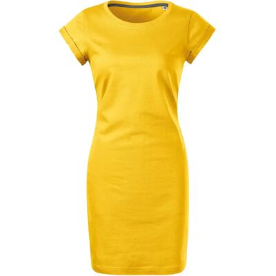 Robe t-shirt femme Malfini Freedom 178 Jaune S - Publicité Robe t-shirt femme Malfini Freedom 178 Jaune S - Publicité
