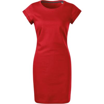 Robe t-shirt femme Malfini Freedom 178 Rouge M - Publicité Robe t-shirt femme Malfini Freedom 178 Rouge M - Publicité