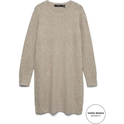 Robe pull manches longues femme Mamalicious Vmmdoffy Ga Beige XL - Publicité Robe pull manches longues femme Mamalicious Vmmdoffy Ga Beige XL - Publicité