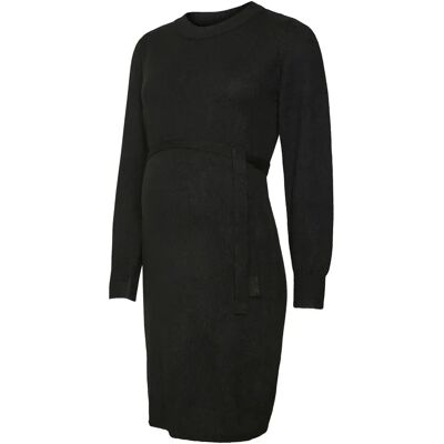 Robe pull manches longues femme Mamalicious Mlnewanne ABK A. Noir S - Publicité Robe pull manches longues femme Mamalicious Mlnewanne ABK A. Noir S - Publicité