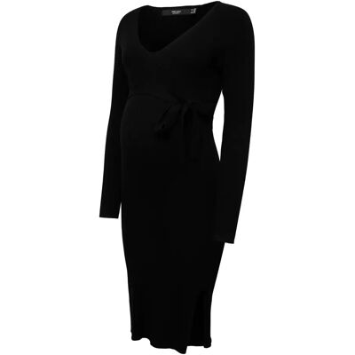Robe pull manches longues femme Mamalicious GA Noir XS - Publicité Robe pull manches longues femme Mamalicious GA Noir XS - Publicité