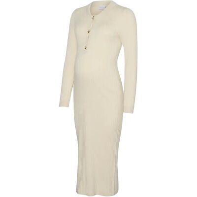 Robe pull manches longues femme Mamalicious Mlnewsiv Lia 2f Beige S - Publicité Robe pull manches longues femme Mamalicious Mlnewsiv Lia 2f Beige S - Publicité