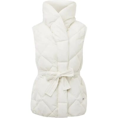 Doudoune sans manches à col montant avec ceinture femme Mexx Blanc M - Publicité Doudoune sans manches à col montant avec ceinture femme Mexx Blanc M - Publicité
