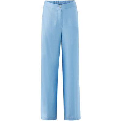 Pantalon en satin Straight Leg femme Mexx Bleu 38 - Publicité Pantalon en satin Straight Leg femme Mexx Bleu 38 - Publicité