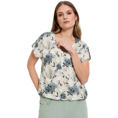 Blouse femme Moodo L-KO-4903 Vert 44 - Publicité Blouse femme Moodo L-KO-4903 Vert 44 - Publicité