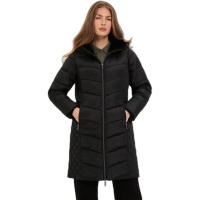 Doudoune femme Moodo Z-KU-4803 Noir 42 - Publicité Doudoune femme Moodo Z-KU-4803 Noir 42 - Publicité