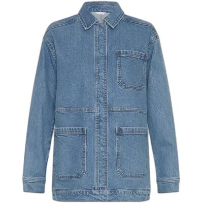Veste en jean femme Moss Copenhagen Eli Ada Bleu 36/38 - Publicité Veste en jean femme Moss Copenhagen Eli Ada Bleu 36/38 - Publicité