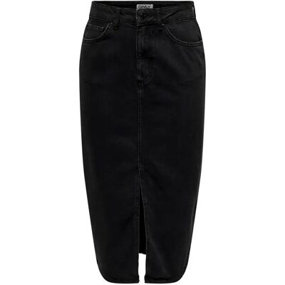 Jupe midi femme Only Bianca Noir M - Publicité Jupe midi femme Only Bianca Noir M - Publicité