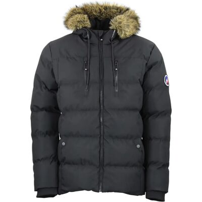 Doudoune à capuche en fourrure femme Peak Mountain Noir L - Publicité Doudoune à capuche en fourrure femme Peak Mountain Noir L - Publicité