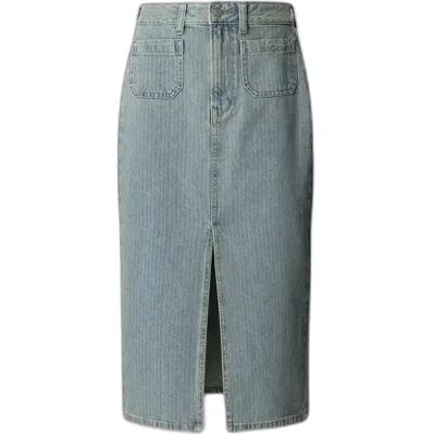 Jupe en jean femme Pepe Jeans Hw Nikita Bleu XS - Publicité Jupe en jean femme Pepe Jeans Hw Nikita Bleu XS - Publicité