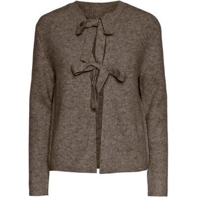 Pullover à nouer réversible femme Pieces Silly Noos BC Marron S - Publicité Pullover à nouer réversible femme Pieces Silly Noos BC Marron S - Publicité