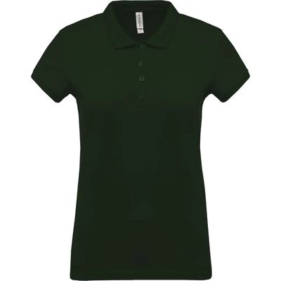 Polo femme manches courtes Kariban Piqué Vert L - Publicité Polo femme manches courtes Kariban Piqué Vert L - Publicité