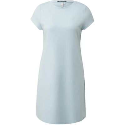 Robe en jersey longueur genou à col rond femme QS Bleu XL - Publicité Robe en jersey longueur genou à col rond femme QS Bleu XL - Publicité