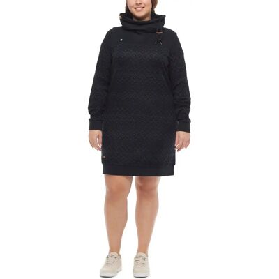 Robe sweat à capuche femme Ragwear Chloe Plus Bleu 44 - Publicité Robe sweat à capuche femme Ragwear Chloe Plus Bleu 44 - Publicité