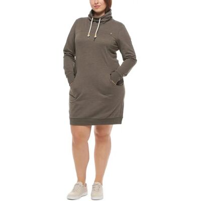Robe sweat à à capuche femme Ragwear Dita Plus Vert 44 - Publicité Robe sweat à à capuche femme Ragwear Dita Plus Vert 44 - Publicité