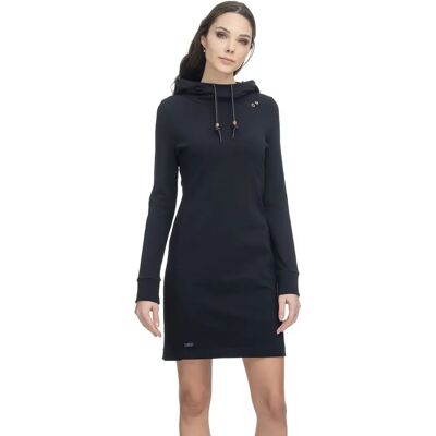 Robe pull à capuche femme Ragwear Sabreen Noir XL - Publicité Robe pull à capuche femme Ragwear Sabreen Noir XL - Publicité