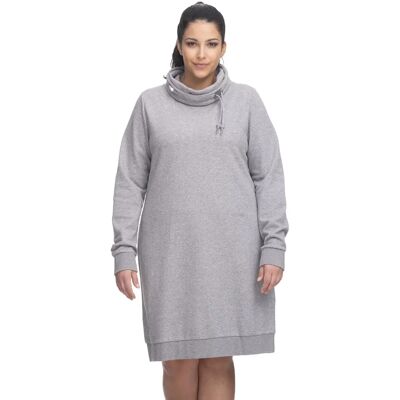 Robe pull femme Ragwear Chloe SOLID plus Gris 44 - Publicité Robe pull femme Ragwear Chloe SOLID plus Gris 44 - Publicité